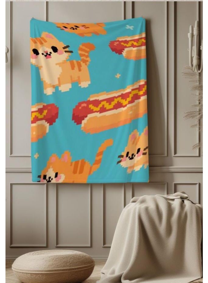 عام بطانية رقيقة من الفانيلا الكرتونية للأطفال والرضع (دافئة ومريحة، ومناسبة للنوم والألعاب) 70 سم * 100 سم - Image 2