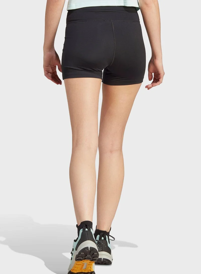 Adidas Mt Short W Black Hiking Shorts For Women 34