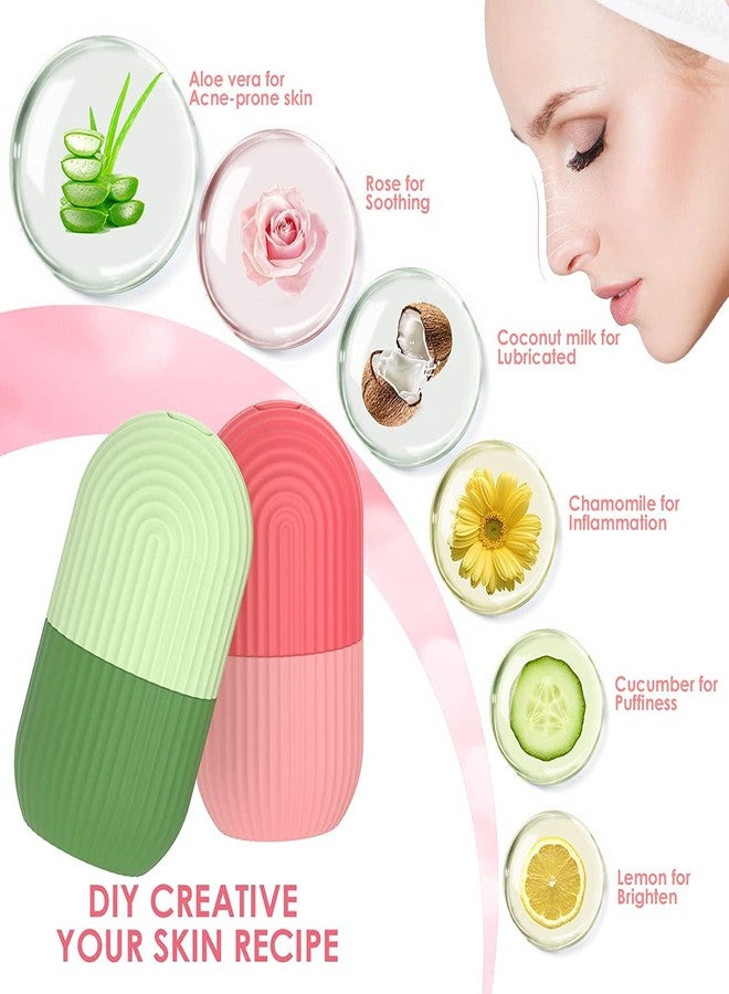 Getmecraft Ice Roller for Face and Eye, Silicone Ice Mold for Face,Facial Ice Roller Skin Care Tool for Eye Puffiness Relief & Remove Fine Lines & Reduce Acne Beauty Gift for Women - Image 5