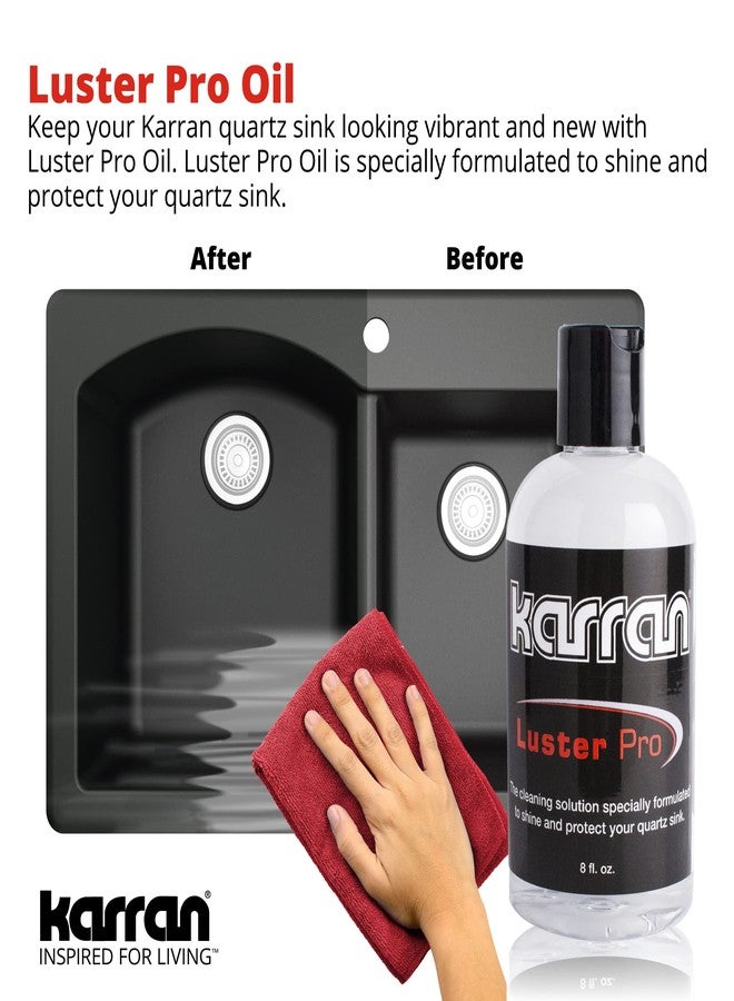 Karran Luster Pro Oil 8 fl. oz for Quartz/Granite Sinks - Image 2