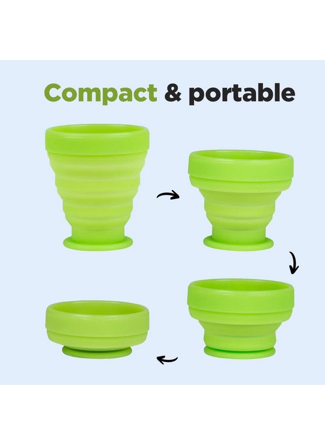 PEESAFE - Pee Safe Menstrual Cup Sterilizing Container (Pack Of 1N) | Menstrual Cup Sterilizer | Medical Grade Silicone | Microwaveable, Compact And Travel Friendly |For Women| Green Menstrual Cup Cleaner - Image 1