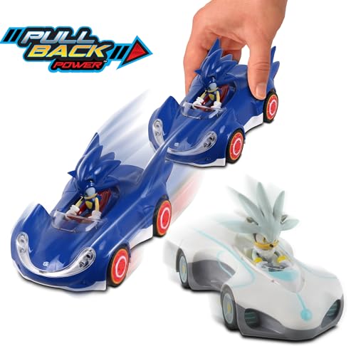 NKOK Sonic The Hedgehog Silver Sonic PullBack Racers 2Pack - Image 5