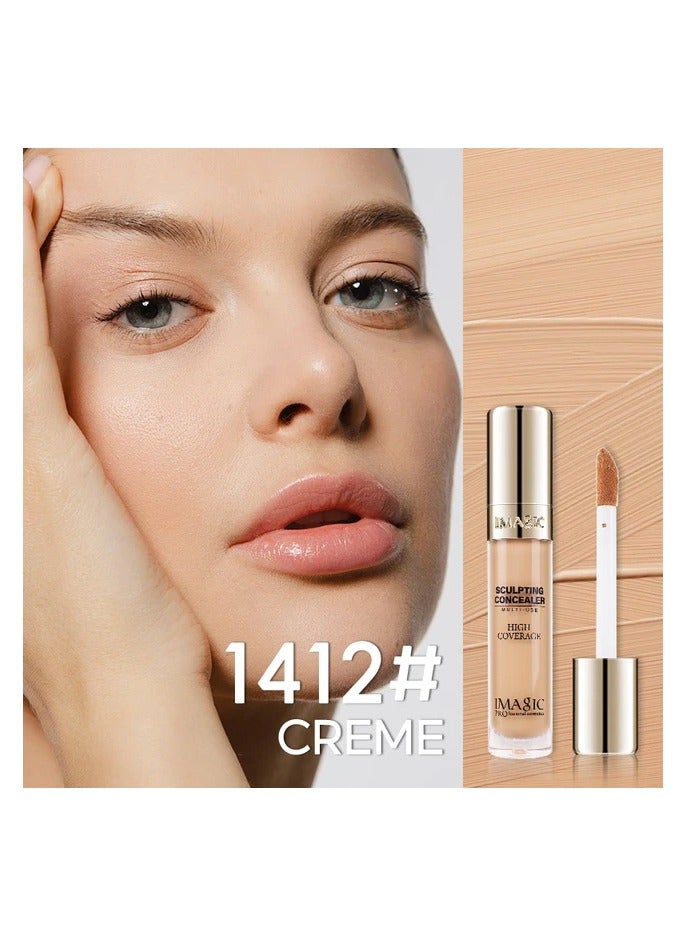 إيماجيك مجموعة خافي العيوب IMAGIC 6 ألوان | خافي عيوب كريمي متعدد الاستخدامات بتغطية كاملة | تحديد وإضاءة وتصحيح للحصول على بشرة خالية من العيوب (CREME) - Image 1