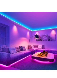 TV LED Backlights 5M, LED Strip Lights with Bluetooth APP Control for 60-80 inch TV, 16 Million Colors, Music Sync Color Changing + Timing Function, Adapter USB Powered - pzsku/ZFEC924B66ECC40096BDDZ/45/_/1729274674/1fc36f03-24ed-4351-8017-f2b19c9e91ff