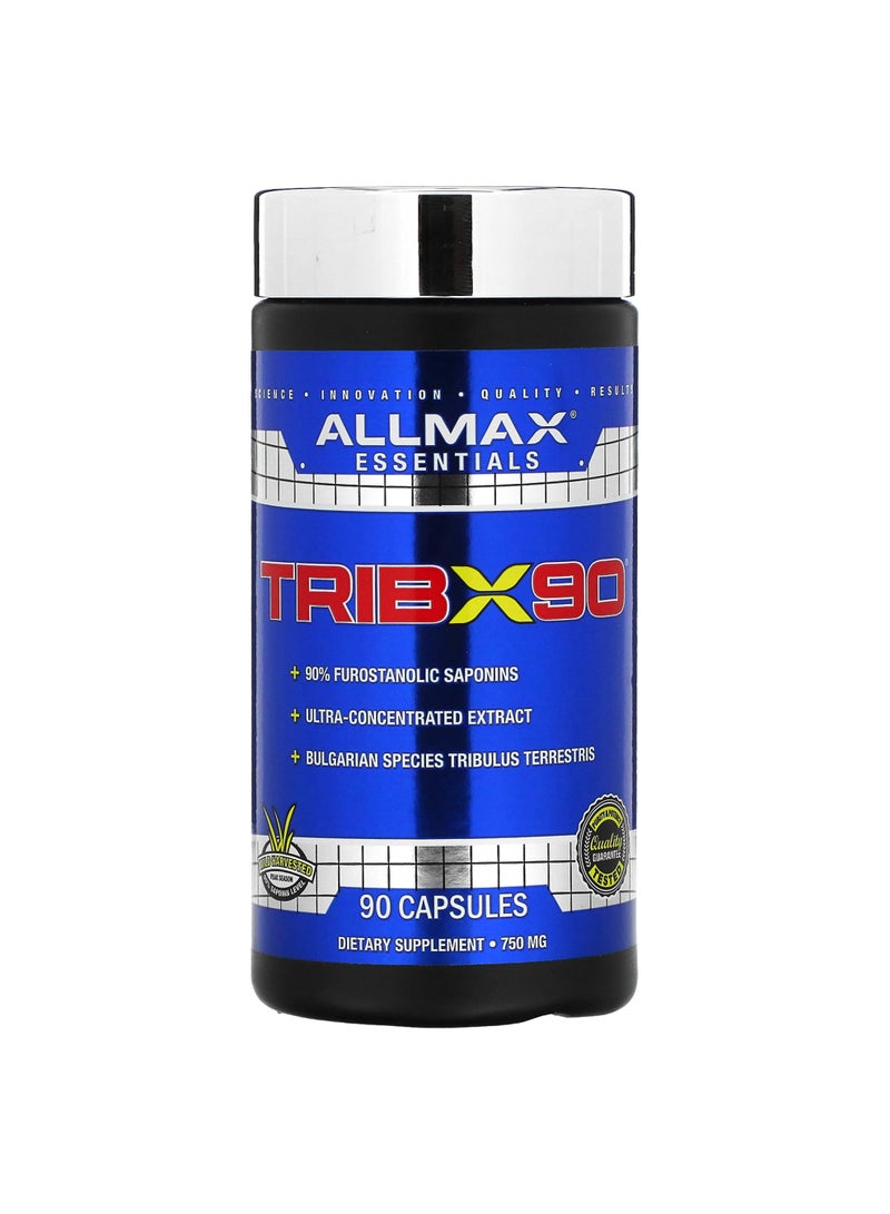 Allmax TribX90, 750 mg, 90 Capsules