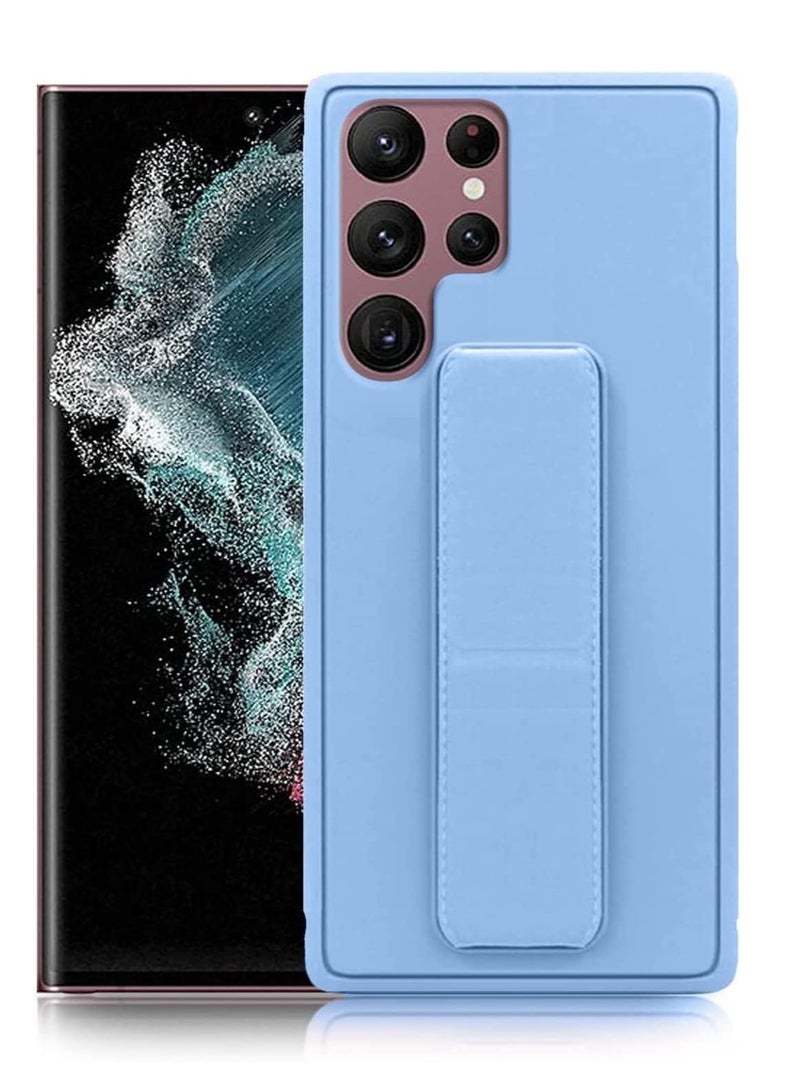 ELTRAZONE Samsung Galaxy S24 Ultra Case Cover Magnetic Car Mount Kickstand & Holder, Premium Silicone Vertical & Horizontal Hand Strap and Grip with Multi Stand - Image 2