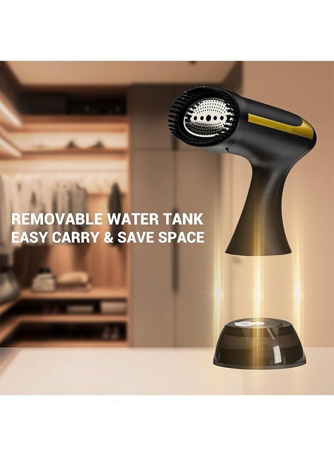 داكس مكواة بخار محمولة يدويًا – 1500 واط، خزان ماء سعة 300 مل، تسخين سريع خلال 30 ثانية، تصميم مقاوم للتسرب، إيقاف تلقائي، مزيل التجاعيد للملابس، مناسب للسفر والاستخدام المنزلي - Image 2