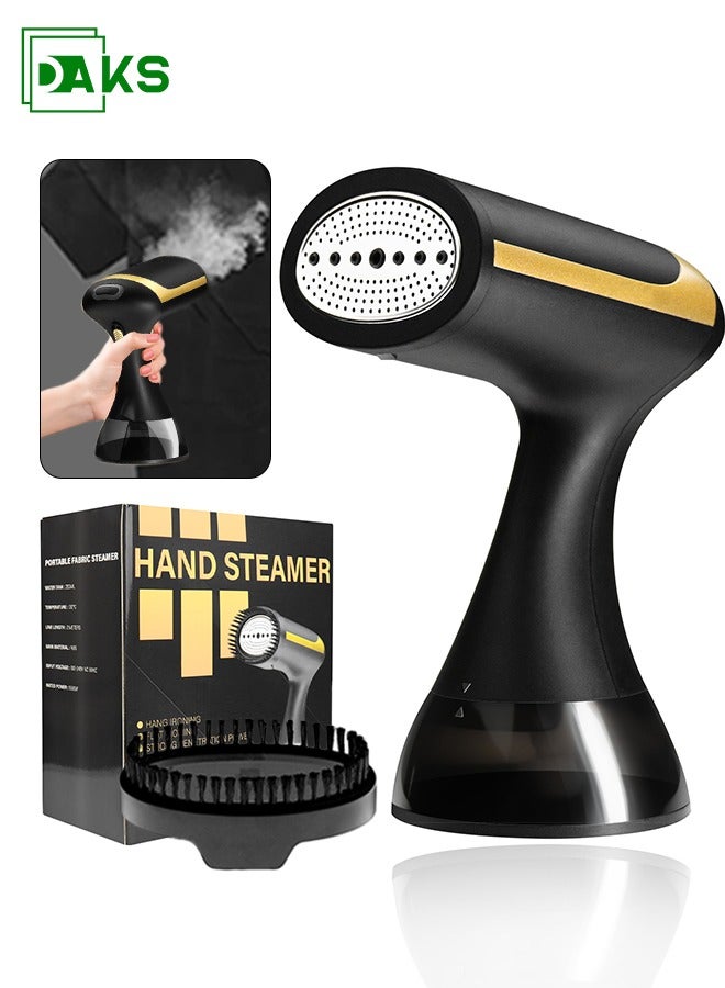 داكس مكواة بخار محمولة يدويًا – 1500 واط، خزان ماء سعة 300 مل، تسخين سريع خلال 30 ثانية، تصميم مقاوم للتسرب، إيقاف تلقائي، مزيل التجاعيد للملابس، مناسب للسفر والاستخدام المنزلي - Image 1