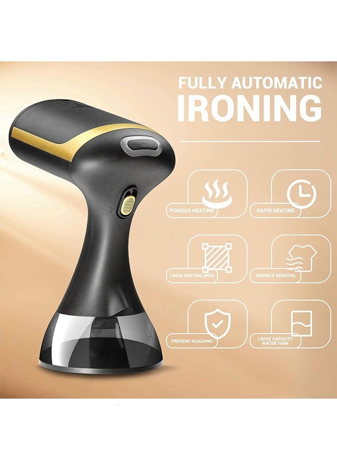 داكس مكواة بخار محمولة يدويًا – 1500 واط، خزان ماء سعة 300 مل، تسخين سريع خلال 30 ثانية، تصميم مقاوم للتسرب، إيقاف تلقائي، مزيل التجاعيد للملابس، مناسب للسفر والاستخدام المنزلي - Image 4