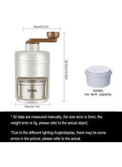 KERFORA KERFORA Portable Shaved Ice and Snow Cone Machine Ice Crusher with Ice Cube Trays BPAFree  - Image 2