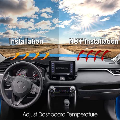 Tcxdioo Car Dashboard Dash Board Cover Mat Carpet Compatible for Chevrolet Malibu 8th 2013 2014 2015 Left Hand Drive… - Image 4
