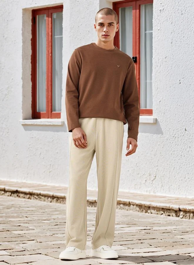 لي كوبر تيشيرت لي كوبر بياقة دائرية