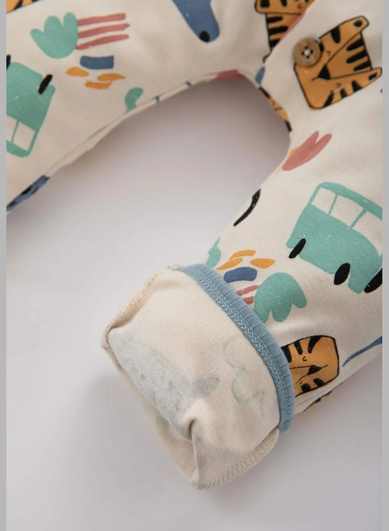 ديفاكتو BabyBoy Long Sleeve Knitted Overalls