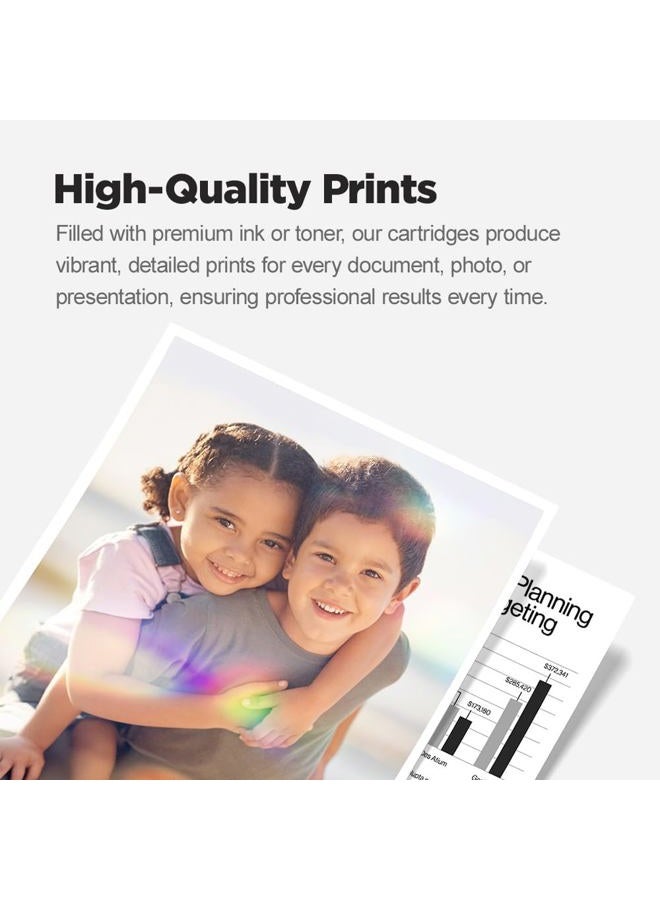 LD Products خراطيش حبر معاد تصنيعها بديل لـ HP 82 (سماوي، أرجواني، أصفر، 3-pack) - Image 3