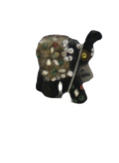 Antique Museum Wooden Handcrafted Elephant Figurine  - Image 1