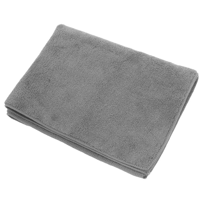 Super Absorbent Car Drying Towel 30x40cm Gray Lint Free Coral Fleece Cloth - Image 2