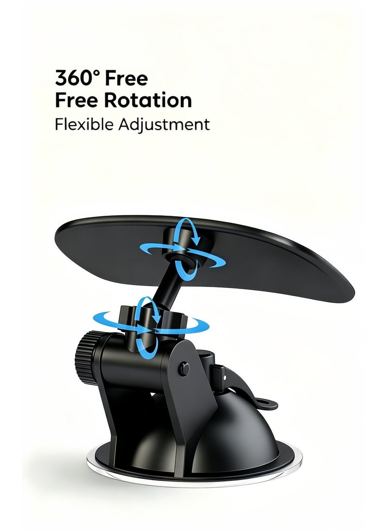 Baby Car Mirror for Rear Facing Car Seat, Suction Cup Rear View Mirror for Baby Observation, 360° Adjustable Wide Angle Infant Safety Mirror, Backseat Baby Monitor Mirror for Car Travel, Newborn Toddler Child - Image 4