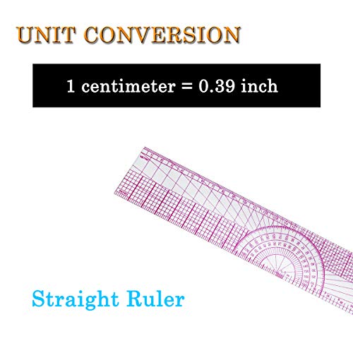 FIEIJ French Metric Ruler, 9 Styles Sew Curve Metric Shaped Ruler Measure Dressmaking Drawing Drafting Measure Template DIY Sewing Ruler Set Perfect for Designers, Pattern Maker and Tailors - Image 5
