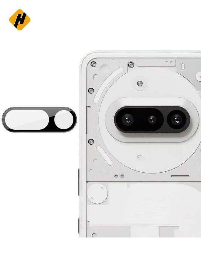 HuHa Protective Cover For Nothing Phone 3a 5G IMAK Rear Camera Lens Glass Film Black Version  - Image 1