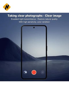 HuHa Protective Cover For Nothing Phone 3a 5G IMAK Rear Camera Lens Glass Film Black Version  - Image 4