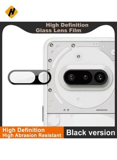 HuHa Protective Cover For Nothing Phone 3a 5G IMAK Rear Camera Lens Glass Film Black Version  - Image 3