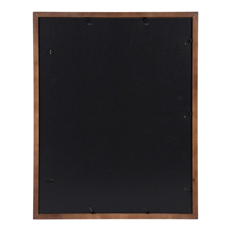 DesignOvation Gallery Wood Photo Frame Set for Customizable Wall Display, Walnut Brown 14x18 matted to 11x14, Pack of 2 - Image 5