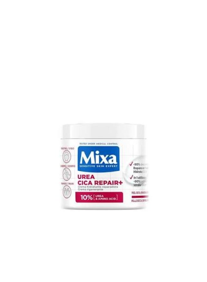 Mixa Urea Cica Repair+ Renewing Cream 400ml - Image 1