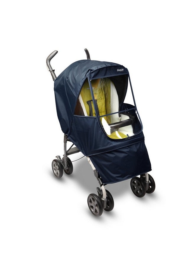 Manito Elegance Alpha Stroller Weather Shieldrain Cover Navy - Image 2