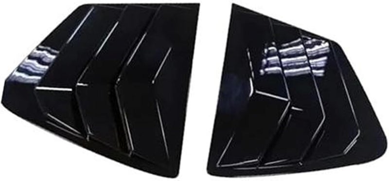 QASULER Car Rear Louver Trim Sticker for Civic 2011-2015