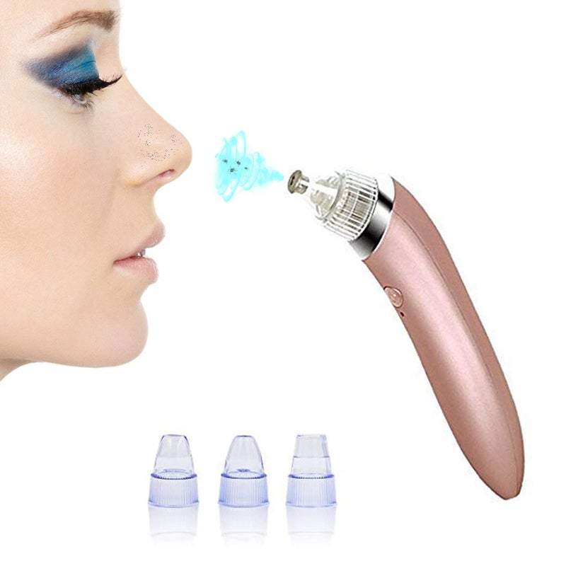 Spaceshoop Facial Pore Cleaner Blackhead Vacuum Suction Remover,Electric Facial Pore Cleanser Blackhead Remover Vacuum Suction Machine - Image 1