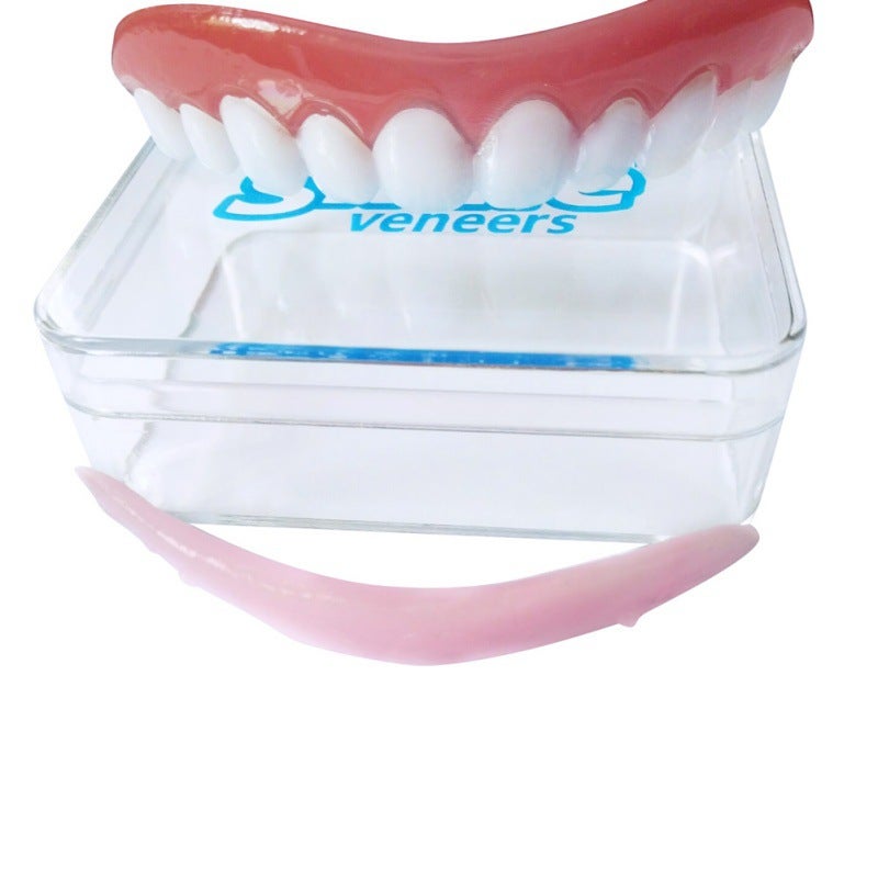 Supply Of Simulated Denture Stickers For Stage Temporary Smiling Makeup Plastic Upper And Lower Row Whitening Tooth Set Smile - Image 4