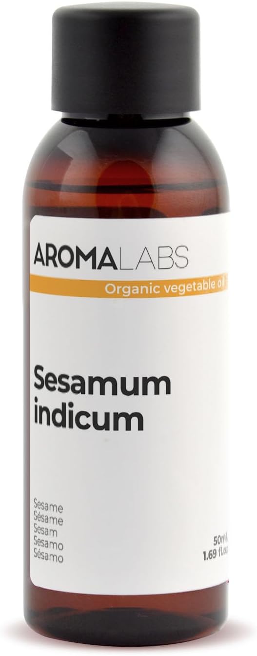 aromalabs ORGANIC SESAME SEED Oil 250mL 100 Pure Natural Cold Pressed and AB Certified AROMA LABS French Brand - Image 1