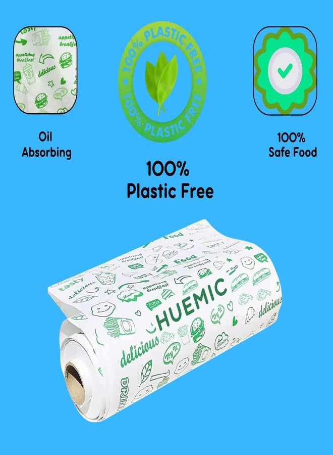Huemic Paper Roll for Kitchen Food Wrap Non-Stick Butter Wrapping Used for Roti Wrapping Parchment Paper for Kitchen Food Wrap & Oil Absorption - 100mtr_Part-7 - Image 4