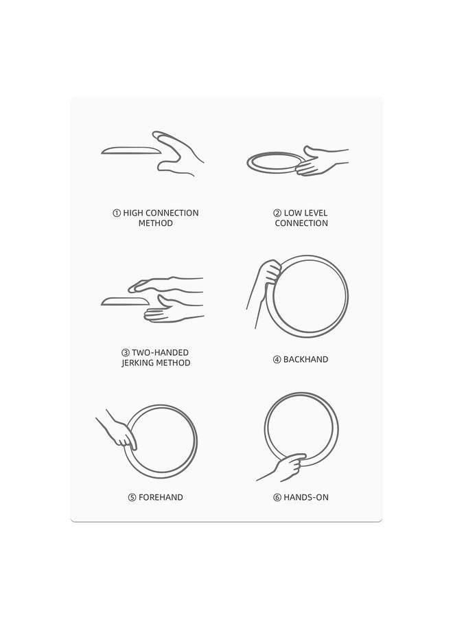 الأزرق جي دبليو <منتج جديد> 10.63 بوصة لعبة الفريسبي المتوهجة في الهواء الطلق ليلة رياضية بين الوالدين والطفل مجموعة ألعاب الفريسبي - Image 4