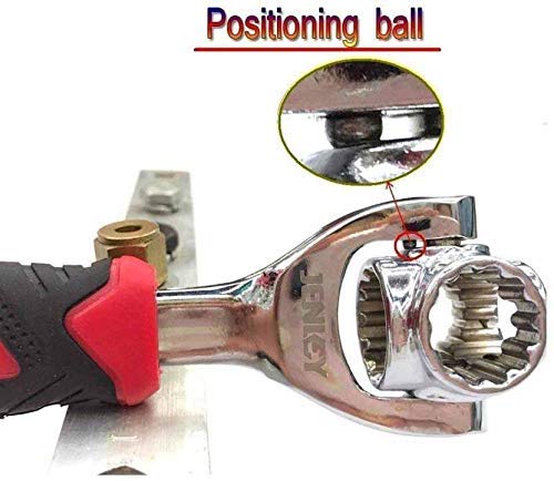 SEASPIRIT 48in1 Tiger Wrench Tools Socket Works with Spline Bolts 6Point Universal Furniture Car Repair Tool - Image 2
