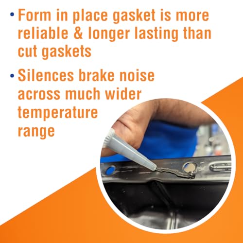 Permatex بيرماتكس 85080 ألترا بلاك مقاومة زيت قصوى RTV سيليكون صمغ صمامات، آمن للحساسات وغير تآكلي، لتطبيقات مرنة ومقاومة للزيت 9.5 أونصة - Image 5