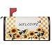 SAVITA SAVITA Magnetic Mailbox Covers, 18x21inch Mailbox Covers Post Box Cover Soft Strip Magnetic Sunflower Welcome Mailbox  - Image 2