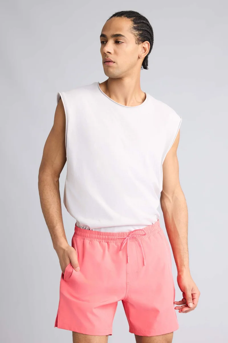 Defacto  Printed Short Swim Shorts for Men | Best Price UAE