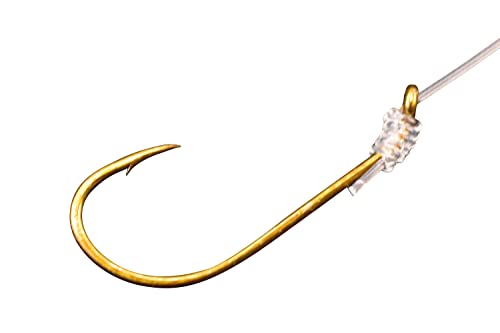 Last Cast Tackle 1/0-3/0 Baitholder Fishing Hook with 12" Leader - 10pcs (2/0) - Image 2