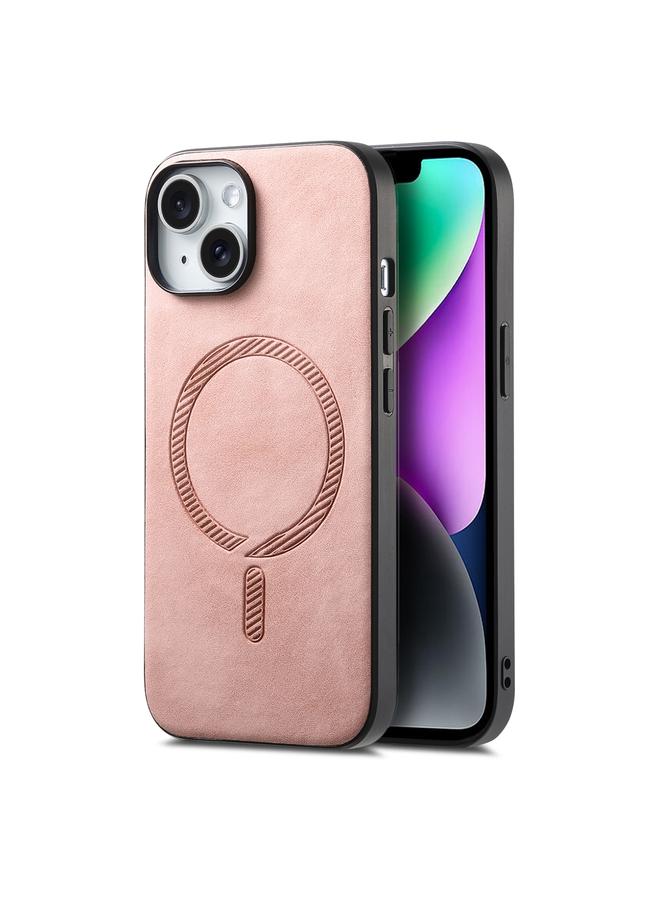 اس-توب جراب لهاتف iPhone 14 Plus بلون سادة ريترو ماجسيف غطاء خلفي من البولي يوريثان - Image 1