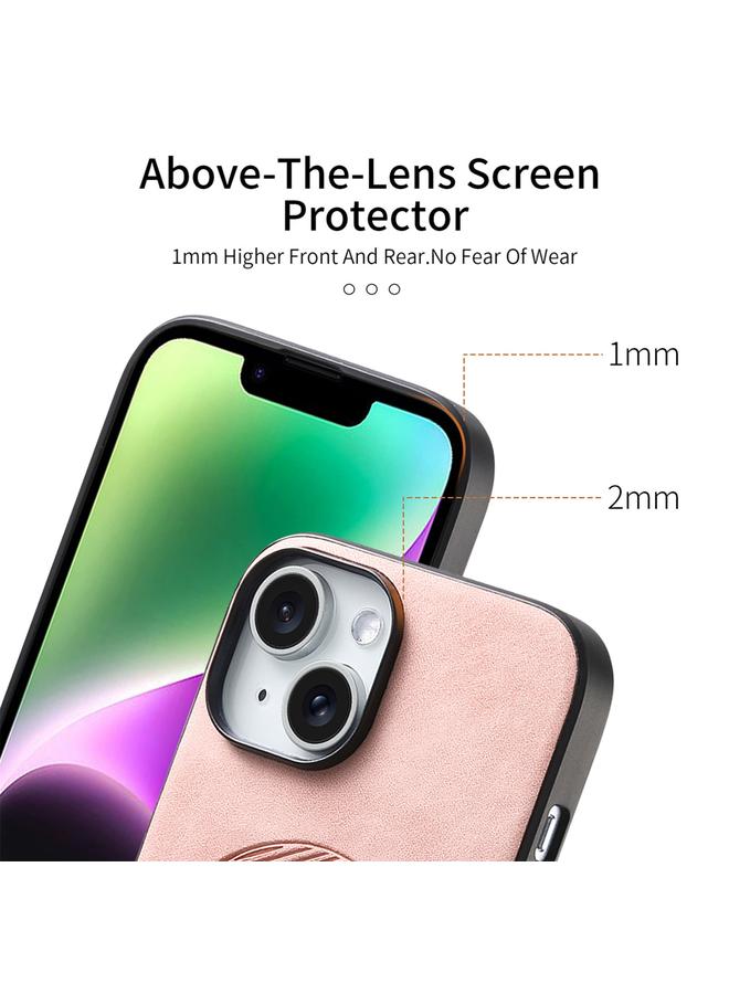 اس-توب جراب لهاتف iPhone 14 Plus بلون سادة ريترو ماجسيف غطاء خلفي من البولي يوريثان - Image 4