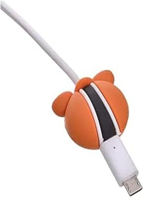 Generic Silicon Cable Protector Cat Design For Your Charging Cord - Multi Color