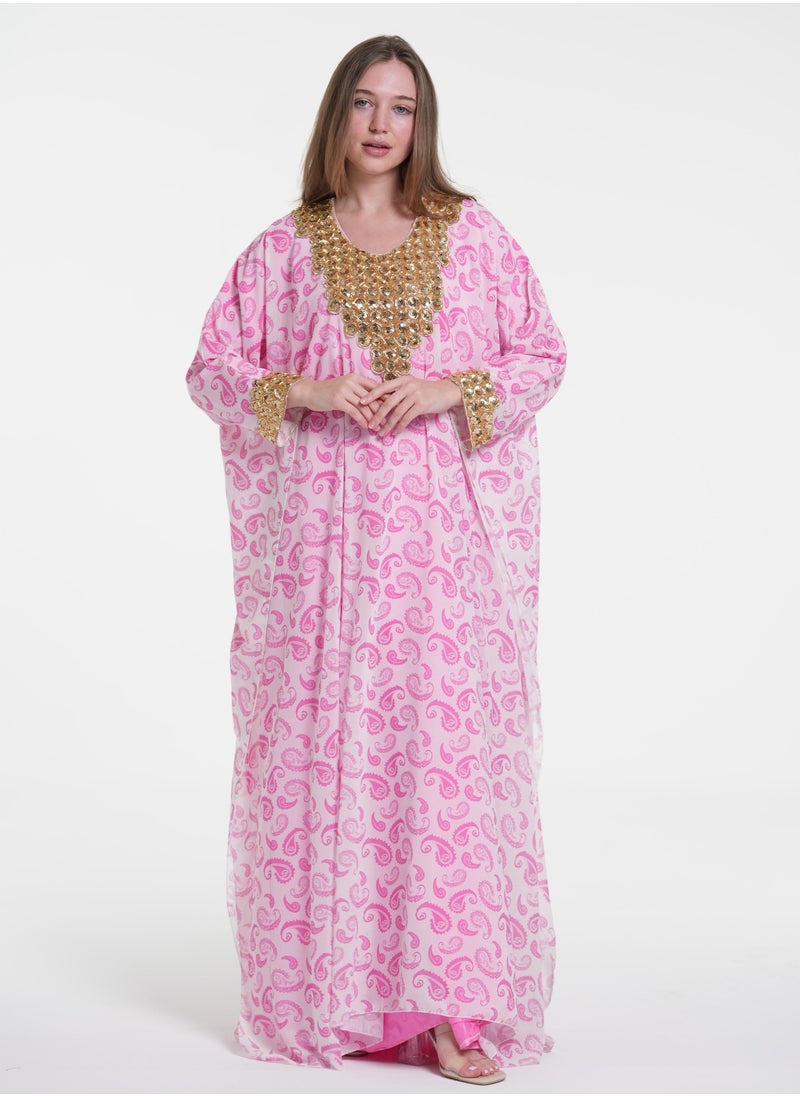 AL BENT AL SHARQIEH Women Kaftan, Arabian Dress, Jalabiya  - Image 2
