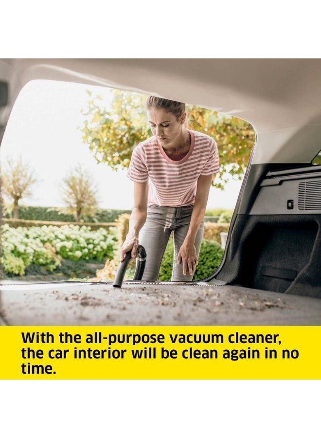 KARCHER WD 3 Wet and Dry Vacuum Cleaner with Blower Function, 1000W Power, 17L Impact-Resistant Container, 2m Suction Hose, for Car, Garage, Workshop & DIY Projects, Yellow 17 L 1000 W 16281030 Yellow/black - Image 2