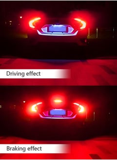 GROIC 2PCS 1156 BAU15S LED Bulb Red Super Bright 27x3030SMD Chips LED Lamp for Back Up/Reverse,Brake/Tail,Turn Signal/Parking,Running Lights  - Image 2
