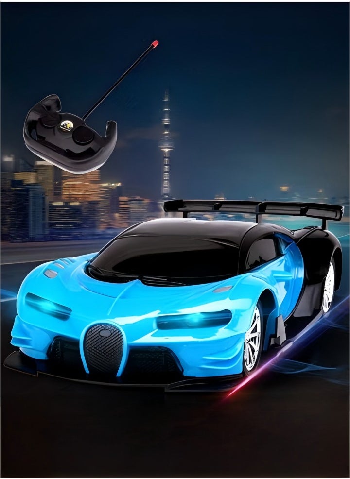 DUNISO Remote Control High Speed Drift Car Rechargeable Remote Control Electric Sports Racing Toy Car Realistic Model Car with LED Lights, Suitable for Children, Girls, Boys, Toddlers' Birthday Hobbies Gifts  - Image 1