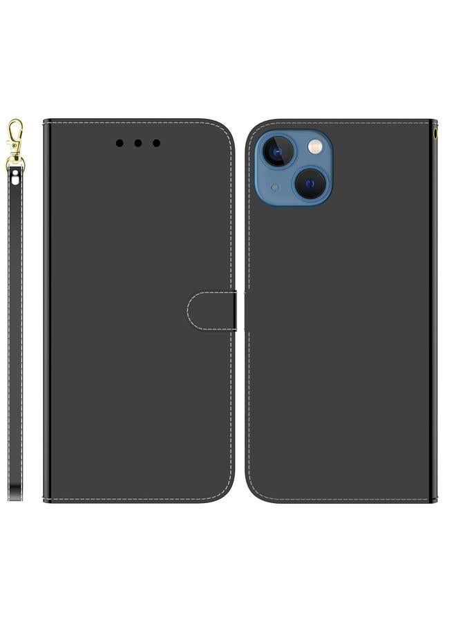 S-TOP Case For iPhone 15 Plus Imitated Mirror Surface Leather Phone Case - Image 1