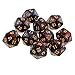 Yiotfandoll 10PCS Polyhedral D20 Dice 20mm Acrylic 20 Sided Dice for RPG MTG DND Table Games Red Blue - Image 4