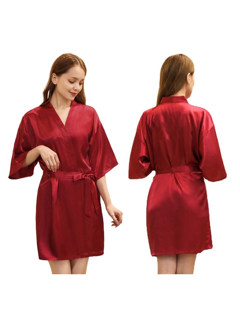Women  Cardigan Bathrobe