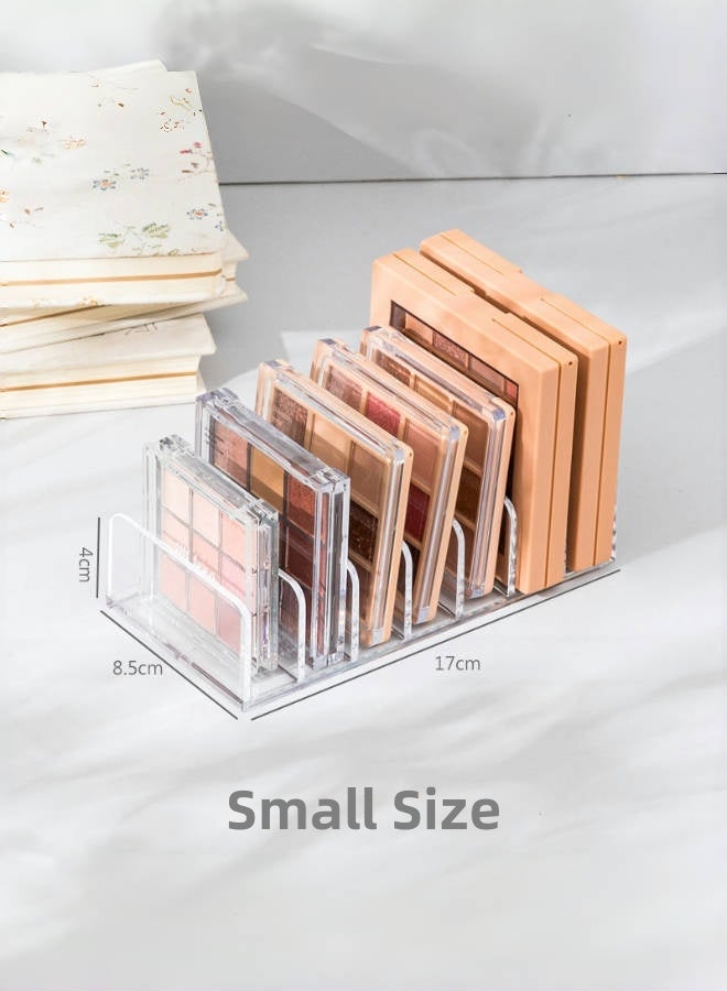 Saudi Select Acrylic Eyeshadow Palette Makeup Organizer - 7-Section Makeup Palette Organizer - Cosmetics Display Storage Holder for Eyeshadow Palettes Blush Contour Kits Sunglasses (two sizes) - Image 4